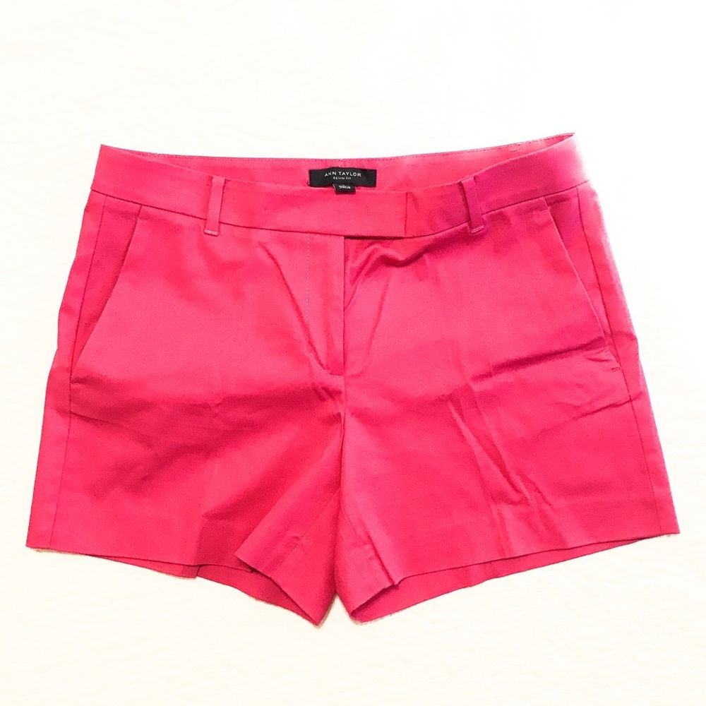 NWOT Ann Taylor Pink Devin Fit Shorts size 4
